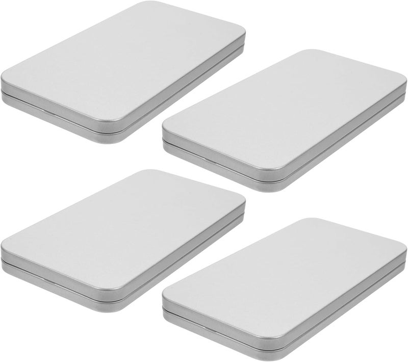 Multi-use well-engineered build ibasenice 4pcs Tempered Glass Screen Protector Storage Box Set, Silver Metal Tin Organizer with Lid, Portable Protective Tinplate Storage Container for Phone Accessories and Small Items Easy clean surface Individual group scene compatible Budget friendly premium quality Easy store & transit build Trendy natural assorted colors Trendy budget practical design All preference matching build Local available supply Cost saving user oriented build Post-order arranged dispatch User feedback upgraded quality Repeated use friendly design Light & heavy use compatible Multi-purpose Easy assemble alternatives Global upgraded practical design Domestic distribution ready Cross part assemble fit Ready order processing In-Kingdom stored commodity Climate adapted upgraded quality Stable domestic stock Trendy versatile build Workday cycle fulfillment - Image 1