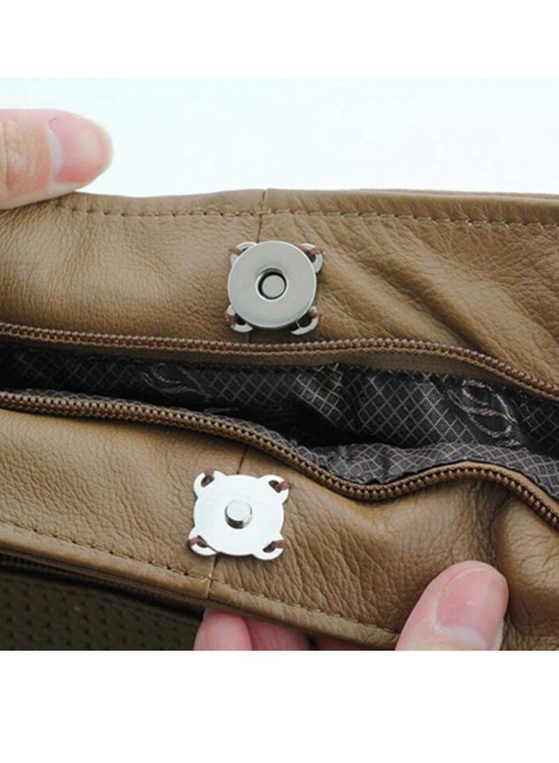 SYOSI 20 Sets Magnetic Button Clasps Snaps Fastener Clasps for Purses Handbag Clothes Scrapbooking Closure Fastener Sewing Craft DIY for Sewing Craft Purses Bags Clothes - Image 3