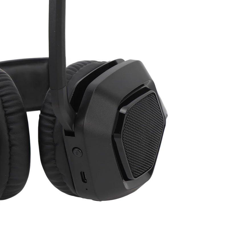 Black 2 4G Wireless Gaming Headset Multifunctional Controls Dual Mode Low Latency for Laptops Switch - Image 5