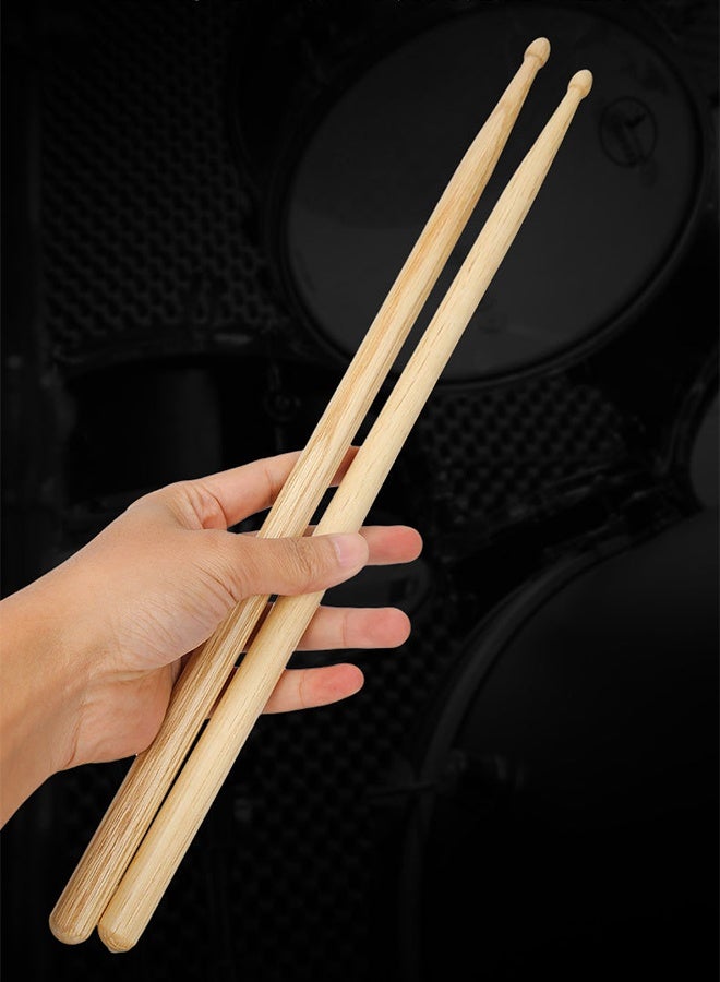 1 زوج من أعواد الطبل والمطارق المصنوعة من خشب الجوز - Image 3