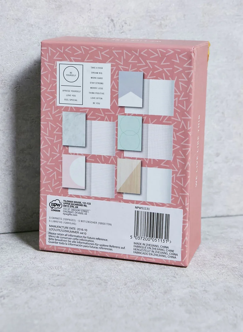 We Live Like This Multipack Mini Notebook