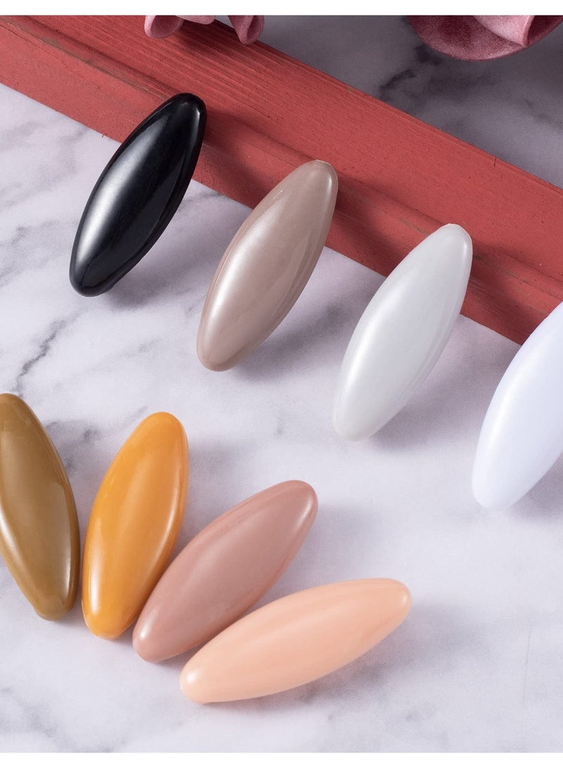 SOLARAE 16Pcs Hijab Pins, 2 Boxes Assorted Scarf Safety Pins, Brooch Pins Scarf Pins Clips Safety Locking Baby Cloth Nappy Pin for Women Muslim Scarf Clothing(Khaki+Black Grey Color) - Image 5