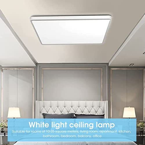 ELEPHANTBOAT ABS 24W LED Ceiling Light for Room Modern Minimalist Square 30 * 30cm Roof Light for Home Ceiling White Light Ceiling Light Flush Mounted Light (6500K) - Image 5
