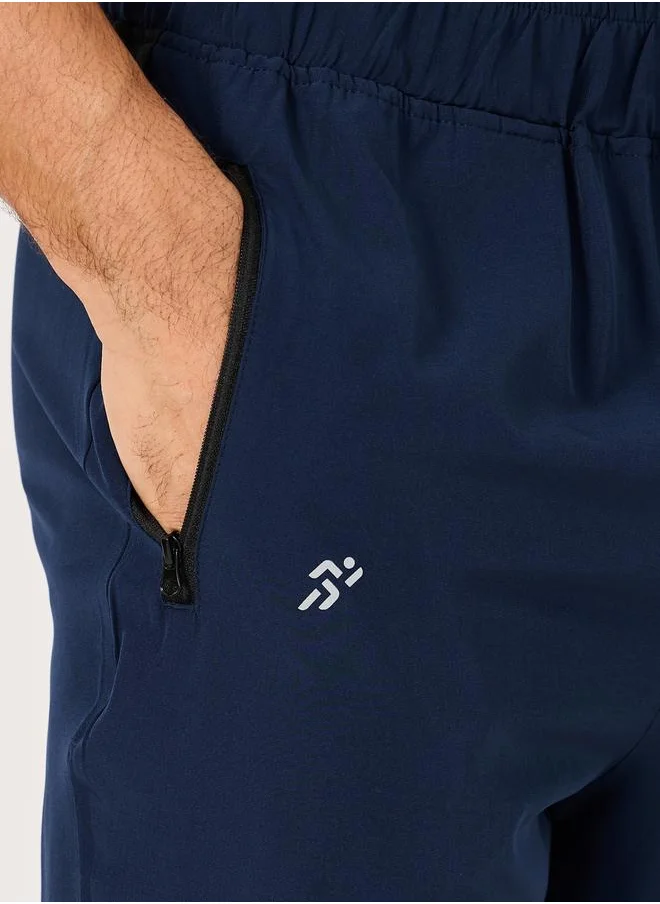 ستايلي 4-Way Stretch Contrast Panel Training Track Pants