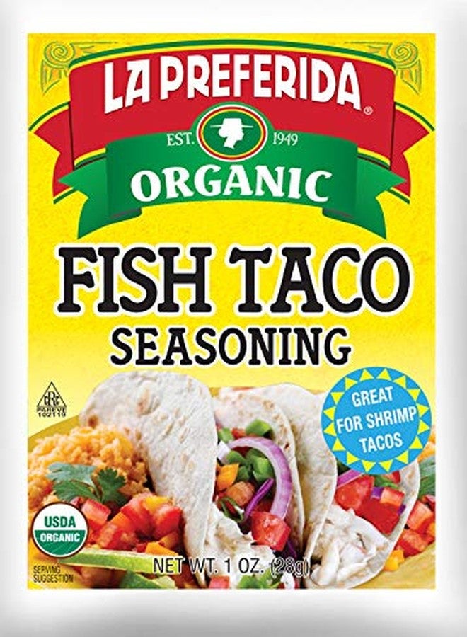La Preferida Mexican Foods, Organic Fish Taco Seasoning, No MSG or Artificial Preservatives, 1 OZ (Pack of 3) - Image 2