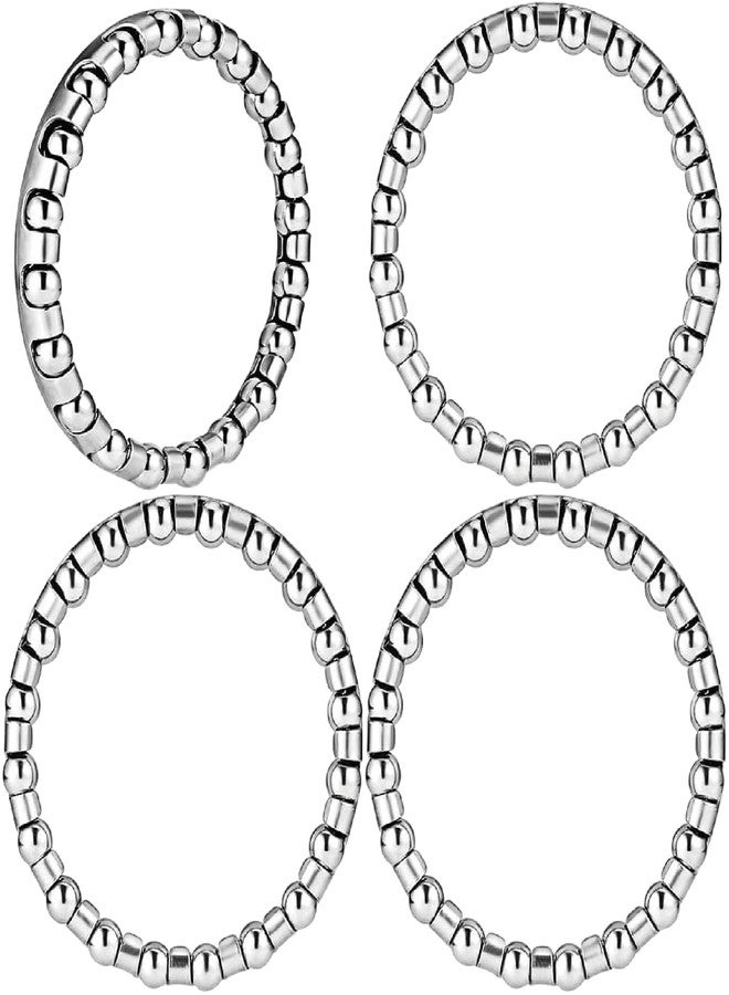 VANSIHO 5/32" x 20 Balls Bike Headset Bearings for Smooth Steering and Enhanced Performance,4pcs Bicycle Ball Bearing for MTB Bike 1-1/8" Headset Bearings Caged - Image 1