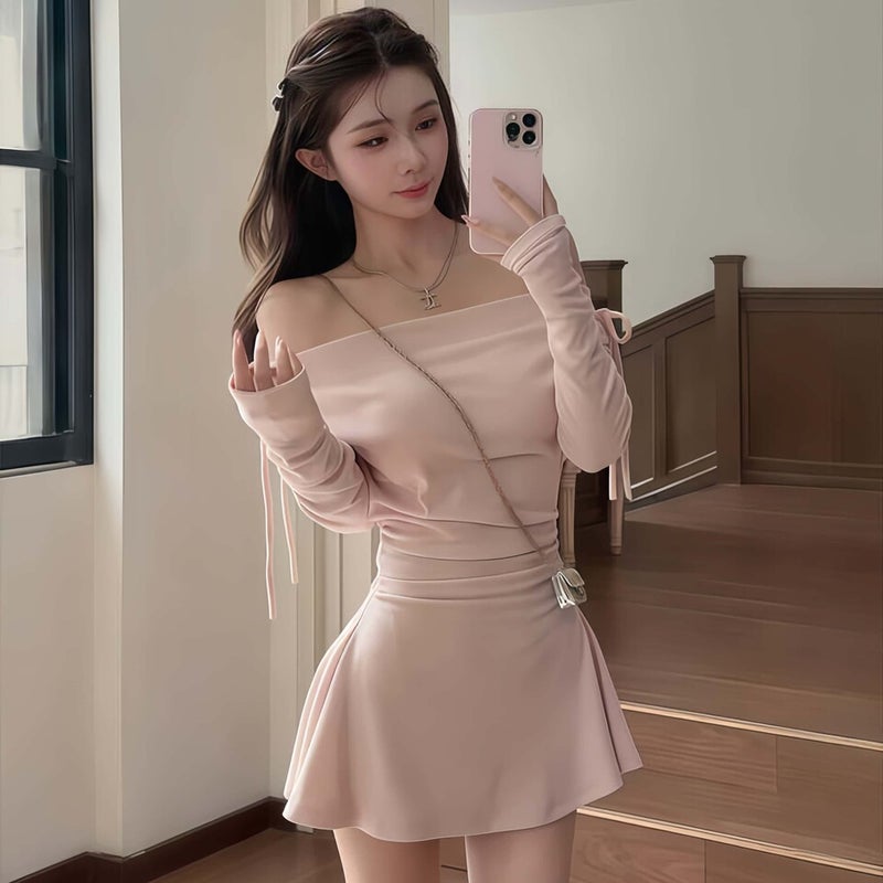 Hepburn style dress, elegant feminine daily styling - Image 4
