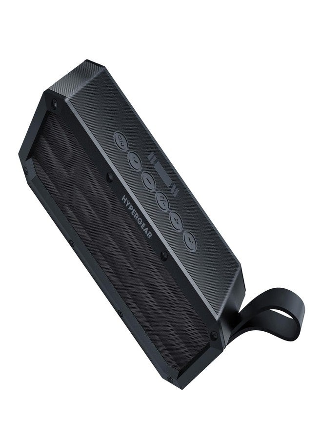 HyperGear Beast XL Rugged Portable IPX6 Waterproof Water Resistant Dustproof Outdoor Indoor Wireless Bluetooth Speakers with Built-In Microphone, Best Loud 30W Bass Stereo Sound for iPhone, Computer - Image 1