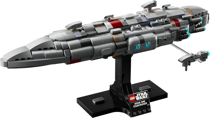 LEGO Star Wars 75405 Home One Starcruiser Building Set for Adults, Collectible Build-and-Display Starship Model with a Stand, Birthday Gift Idea for Men, Women and Teenage Fans of Return of The Jedi - Image 2