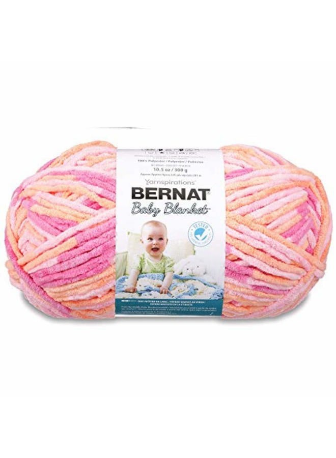 Bernat Baby Blanket Big Ball Peachy  - Image 1