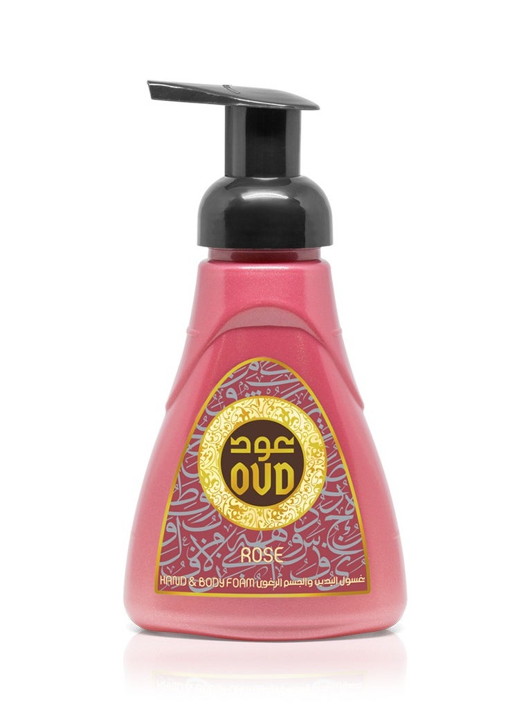 Oud Luxury Collection Oud Hand & Body Foam - Rose 300ml  - Image 2