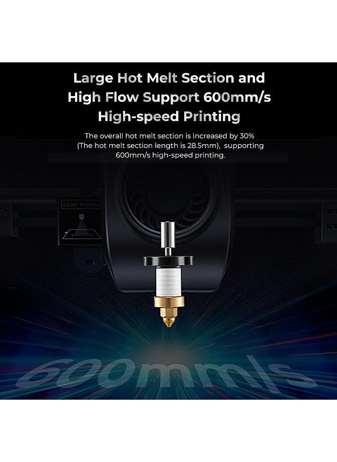 Creality 3D - K1 Ceramic Heating Block Kit Suitable for K1 and K1 MAX 3D Printers 60W Heating Power High Thermal Conductivity Support More Filaments PLA/ ABS/ PETG/ TPU/ PP/ PC/ Nylon - Image 1