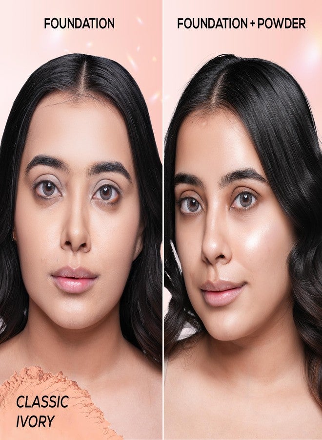 RENEE Lumi Glow Highlighting Loose Powder For Face With Luminous, 3D Glow - Classic Ivory | Sets Makeup, Controls Oil | Lightweight & Long-Lasting, For All Skin Types | 10g - Image 4