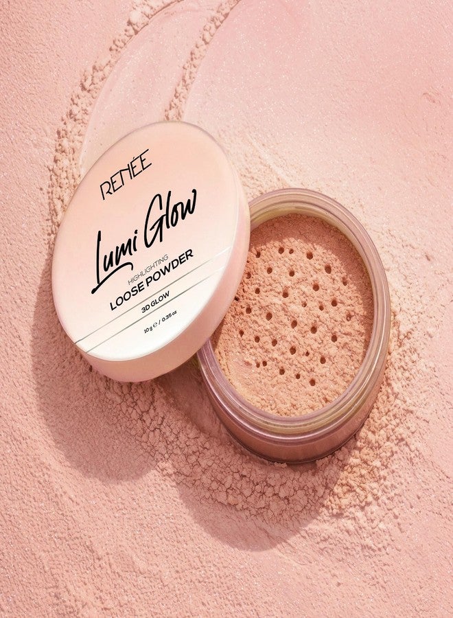 RENEE Lumi Glow Highlighting Loose Powder For Face With Luminous, 3D Glow - Classic Ivory | Sets Makeup, Controls Oil | Lightweight & Long-Lasting, For All Skin Types | 10g - Image 1