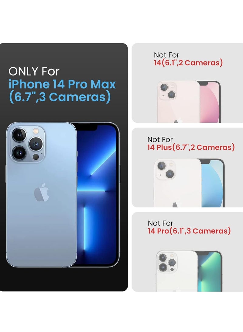 BORTONY iPhone 14 Pro Max Case Liquid Silicone Anti Scratch Anti Fingerprint Soft Silky Touch Shockproof Protective Cover for Apple iPhone 14 Pro Max - Image 2