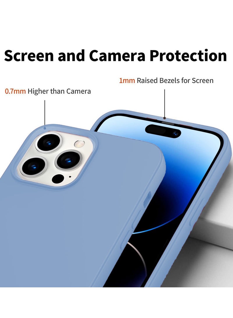 BORTONY iPhone 14 Pro Max Case Liquid Silicone Anti Scratch Anti Fingerprint Soft Silky Touch Shockproof Protective Cover for Apple iPhone 14 Pro Max - Image 3