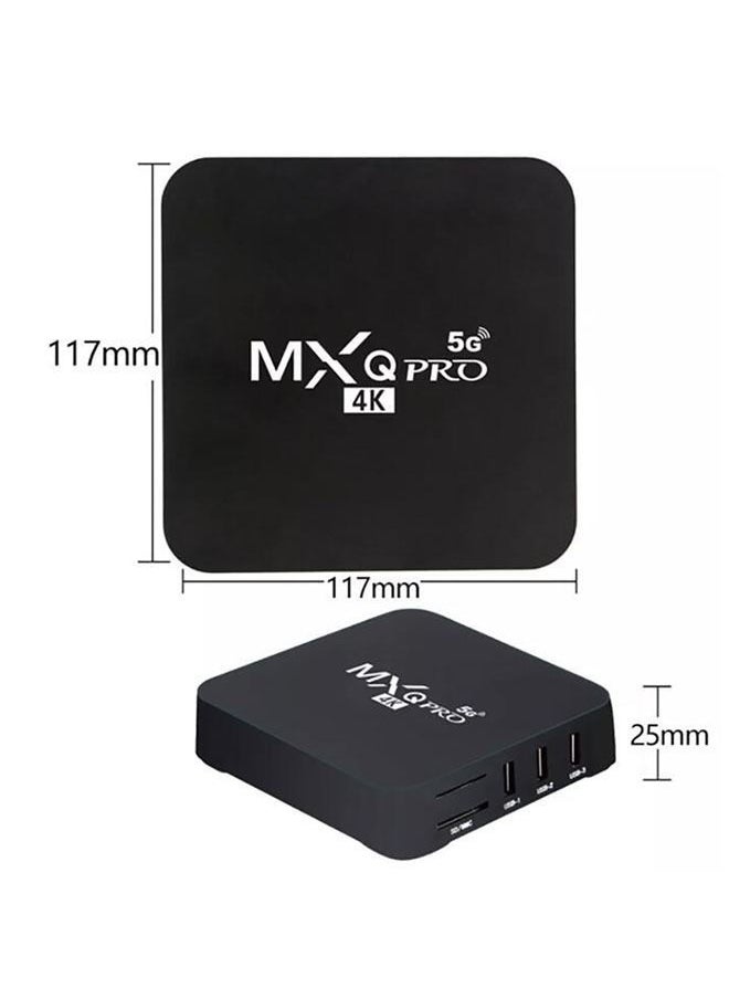 Arabest - Android Smart TV Box (1GB+8GB) 64bit 4 Core CPU MXQPro Black Media Player, Google Voice Assistant - Image 1