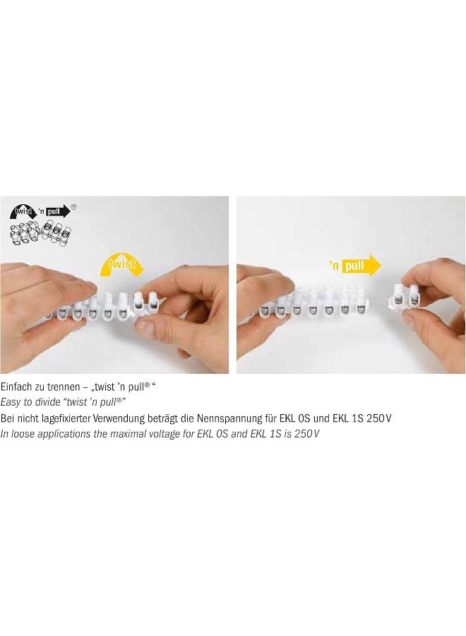 Electro Terminal Wire Connector Strip 10 Position Screw On Block, Nf Ce Eac Rohs Standard Cable Connectors (2.5-10Mm Single Strip) - Image 3
