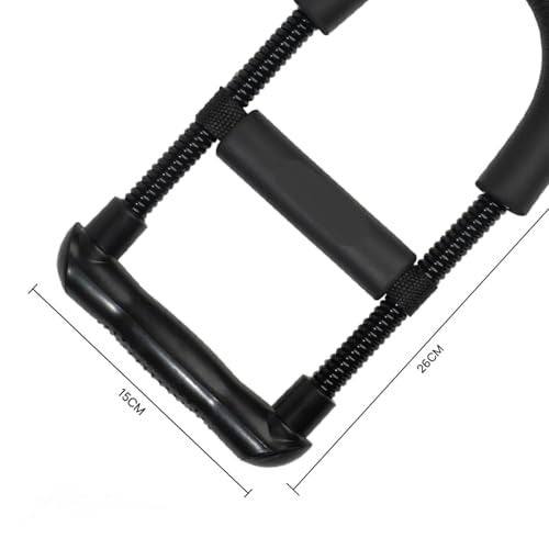 FIRST CHOICE Forearm Strengthener Wrist Exercise Equipment Arm Strengthener Grip Strengthener Fitness Equipment Home Gym Equipment For Men & Gym Equipment For Women Grip Workout Forearm Wrist Grip, Black - Image 2