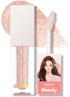 AMTS Webtoon True Beauty, Some Love Liquid Glitter Eyeshadow Highlighter Makeup, Korean Makeup, k drama bling twinkle glow under eye, highly pigmented, Long Lasting, Quick drying, edition  - Image 1