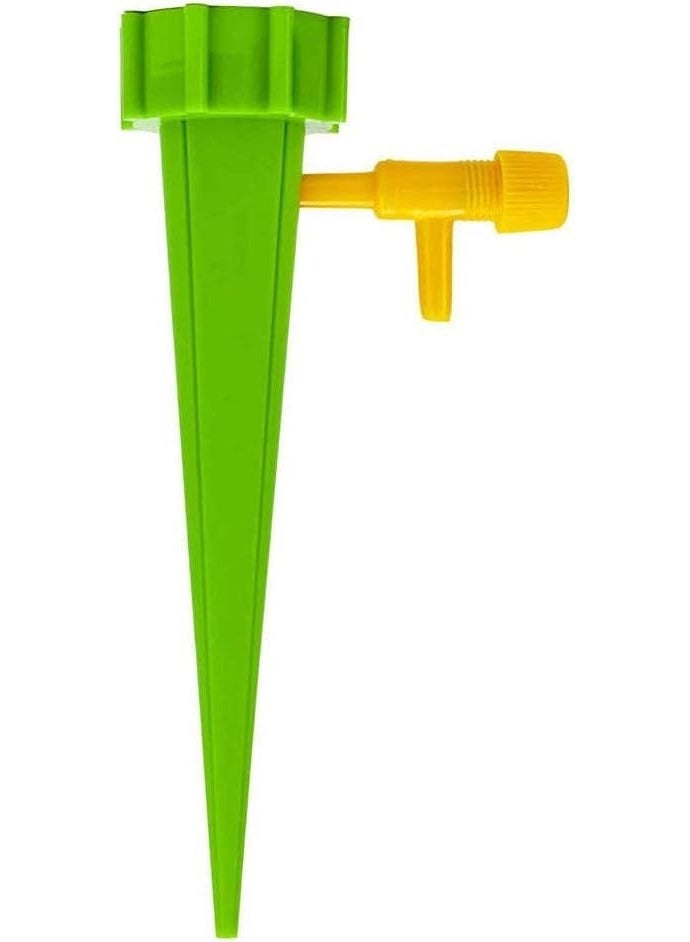 (4 PCS) Self Plant Watering Spikes - Auto Plant Watering - Automatic Drip Irrigation System with Adjustable Control Valve Switch - For Outdoor Indoor Flower or Vegetables (Blue And Green) - Image 2