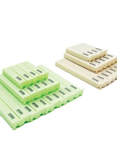 Beram Sealing Clips for Snack Bags, Vacuum Sealers for Packages, Storage for Home and Kitchen, Air Tight Sealing Chip Clips, Aesthetic Kitchen Accessory, Pack of 48, 28 and 18  - Image 1