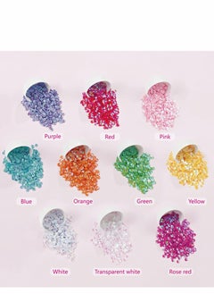 Y&D 6mm Loose Cup Sequins 12000pcs Rainbow Sequin Bulk Iridescent Spangles with Holes Round Embroidery for Home DIY Arts Crafts, Multi color  - Image 3