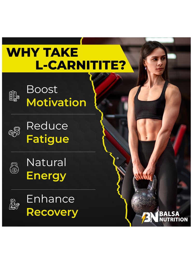 Balsa Nutrition L-Carnitine 3000mg- 20 Shots x 25ml, 20 Serving, Mixed Berry Flavour - Image 3