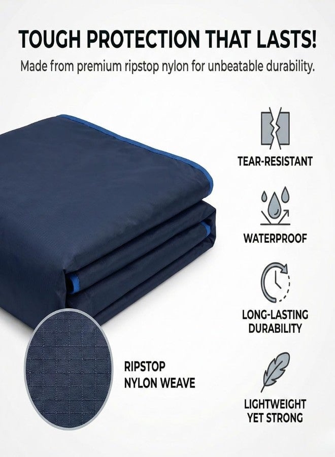 KNK Carrom Board Cover Champion Board Quality - Full & Half Carrom Cover with Extra Pocket for Coins, Striker & Powder (Jumno Half-Cover) - Image 3