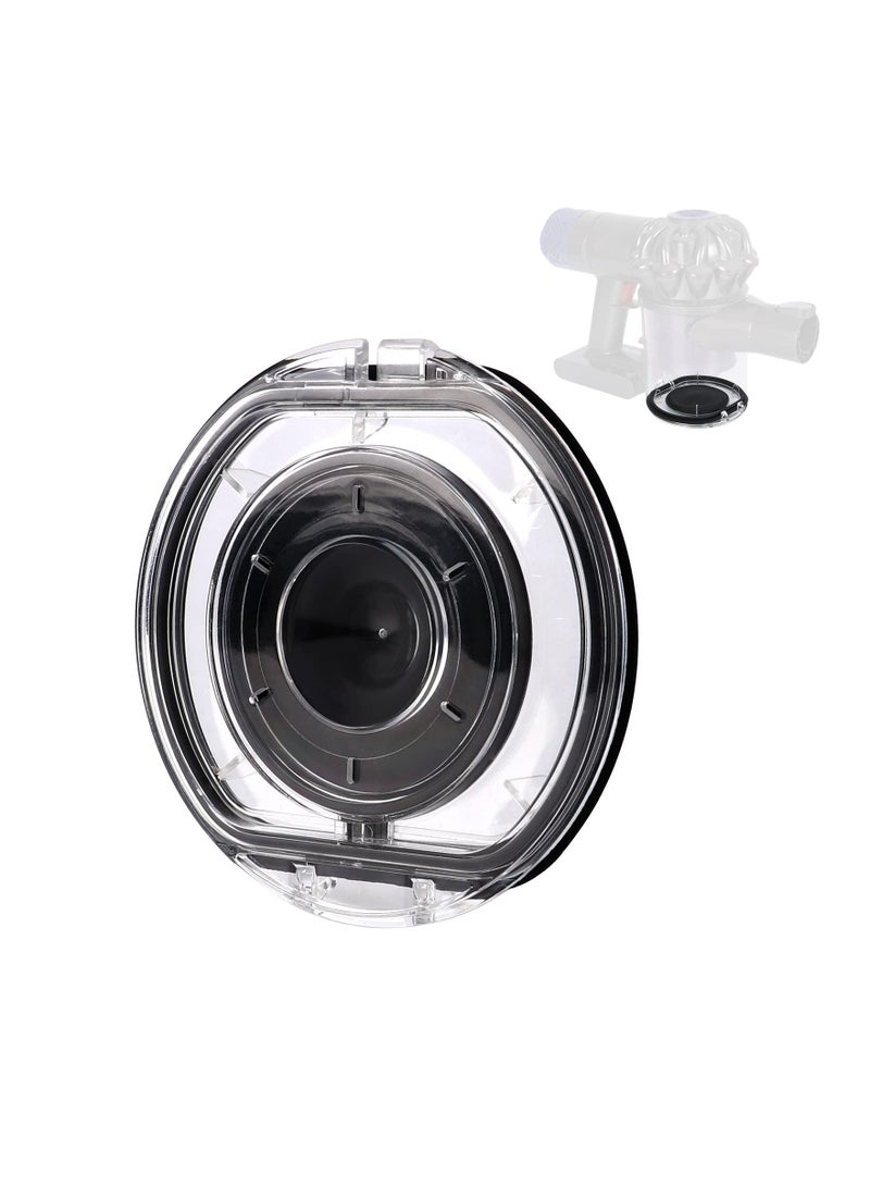 SYOSI Dust Bin Lid Replacement for Dyson V6 Vacuum Cleaner DC58 DC59 DC62 DC72 DC74 Bin, Dust Bucket Cover Replacement Parts, Dirt Cup Lid, Dust Bucket Cover, Dust Box Lid, Dust Collector  - Image 1