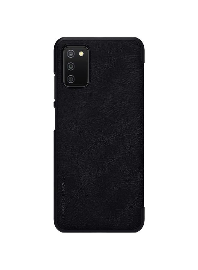 Nillkin Case For Samsung Galaxy A03s / A037G QIN Series Crazy Horse Texture Horizontal Flip Phone Leather Case with Card Slot - Image 3