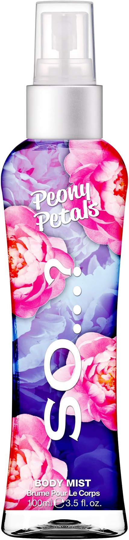 So..? Body Mist By So Womens Peony Petals Body Mist Fragrance Spray 100ml - Image 1
