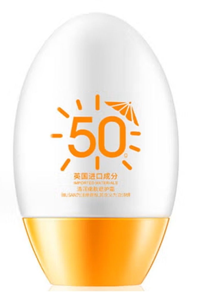 كريم واقي من الشمس لتبييض البشرة بعامل حماية من الشمس SPF50، كريم حماية لبشرة الوجه والجسم، مضاد للشيخوخة، للتحكم في الزيوت، مرطب للوجه، واقي من الشمس - Image 1