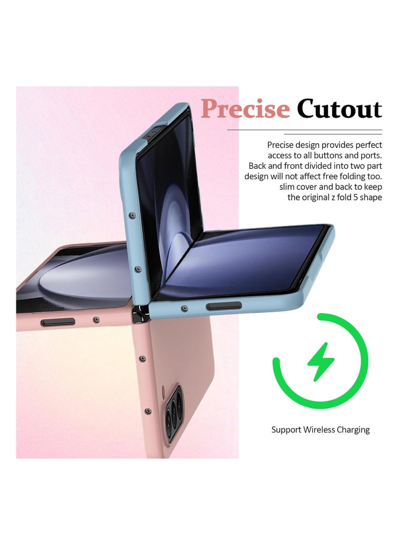 Case for Samsung Galaxy Z Fold 6, Liquid Silicone Cover, Light and Thin Protection Shock Proof Anti-fingerprint Anti-scratch Soft Cover for Galaxy Z Fold6 - Image 4