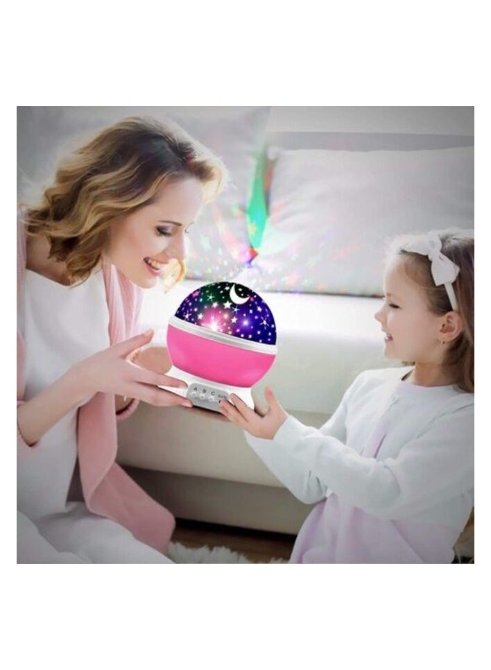 إن تك جهاز عرض ضوئي ليلي رومانسي ستار ماستر للأطفال الصغار، إضاءة نوم الطفل، مصباح USB LED، عرض أرجواني - Image 2