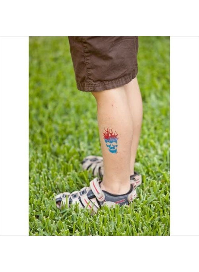 GlitZGlam مجموعة قوالب الوشم لتاتو الجليتر: تاتو روك أند رول المؤقت - مضاد للحساسية ومختبر من قبل أطباء الجلد!  - Image 3