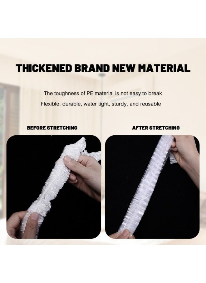 Generic 10pcs Disposable Flexible Plastic Tablecloth  - Image 4