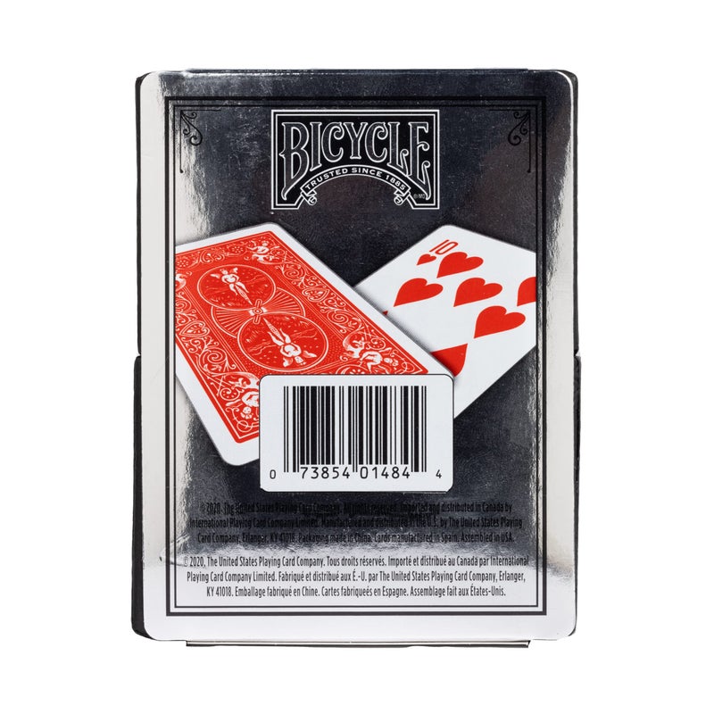 Bicycle Prestige Waterproof Plastic Playing Cards, Red & Blue (Colors May Vary) - Image 2