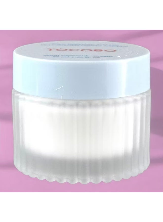 TOCOBO Multi Ceramide Cream 50ml – Moisturizing Cream with Ceramides for Sensitive Skin – Korean Skincare with Natural Ingredients – Cruelty-Free, Vegan - Image 4