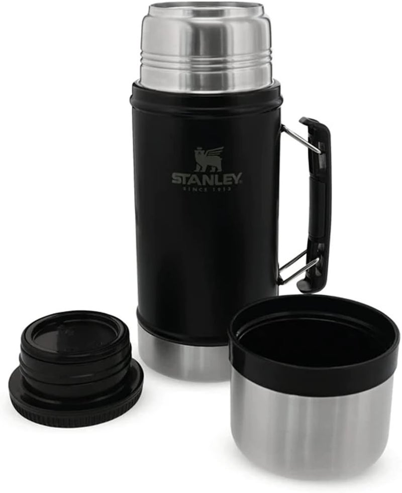 Stanley Classic Legendary Food Jar 0.94L / 1QT Matte Black - BPA Free Stainless Steel Thermos - Image 4