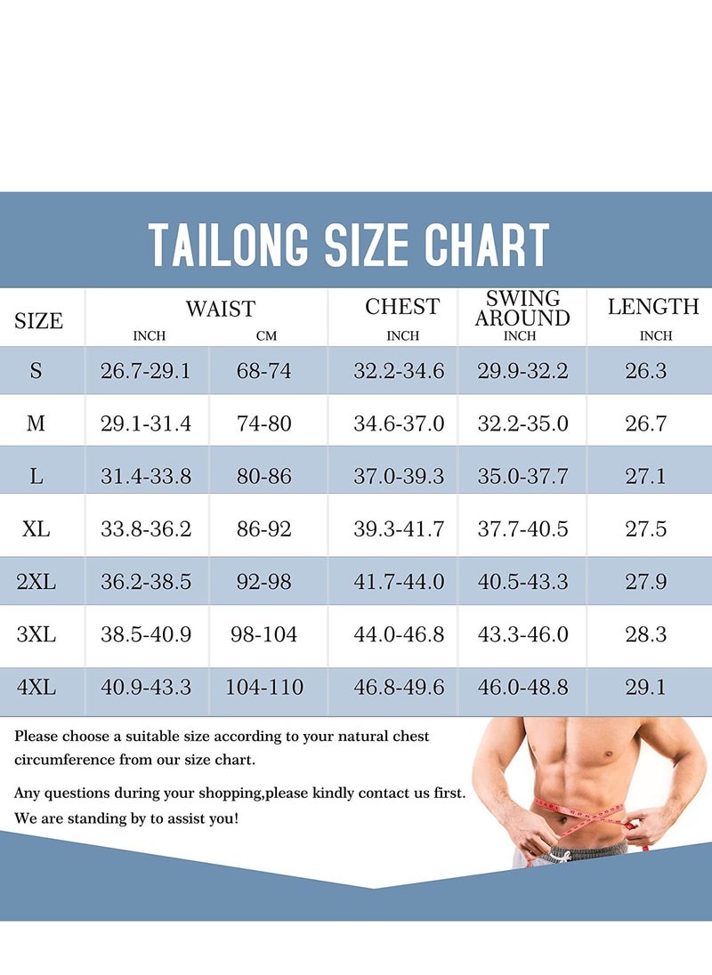 VIUAUAX Compression Shirt for Men Slimming Undershirt Body Shaper Tank top for gynomastica Sleeveless Shapewear Vest Men XL  - Image 5