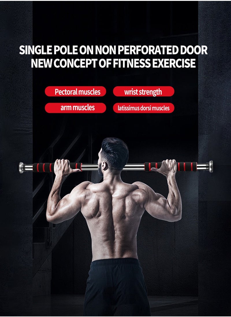 Beirui Doorway Pull Up Bar, Home Gym and Indoor Fitness Equipment, Heavy Duty Steel , Upper Body Strength Exercise Pull Up Doorway Size 60-100cm, Maximum Weight 400 K  - Image 2