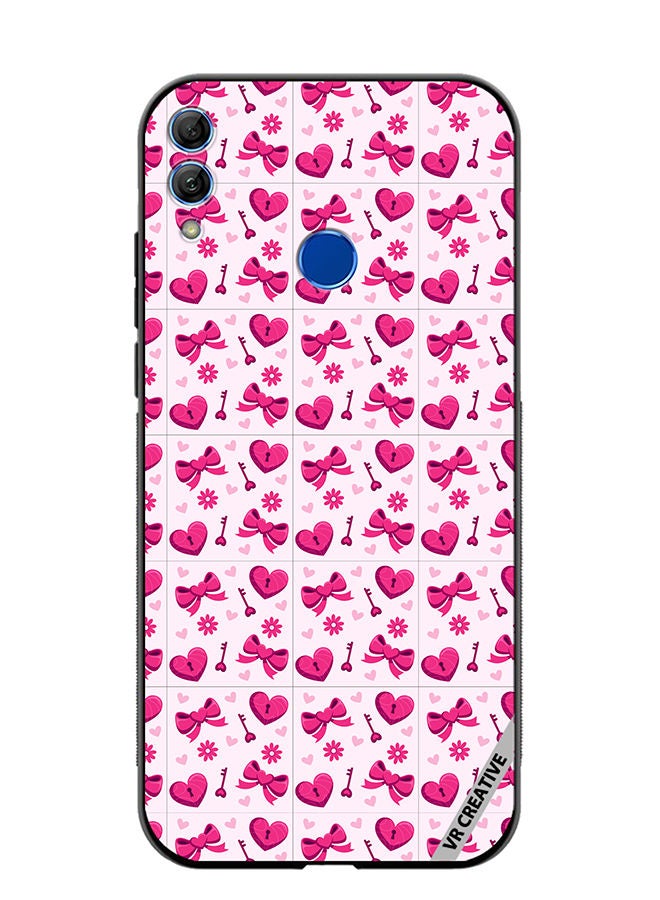 Protective Case Cover For Honor 10 Lite Love Pattern Design Multicolour