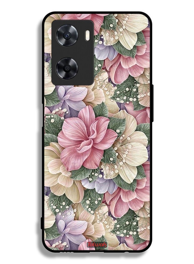 Tolwak Oppo A77s Protective Case Cover Hd Floral - Image 2
