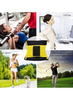 Y&D Waist Trainer Belt for Women, Sport Girdle Belt, Slimming Sauna Trimmer Belly Band Sweat Sports Exercise with Adjustable Straps, Body Shaper (L)  - Image 5