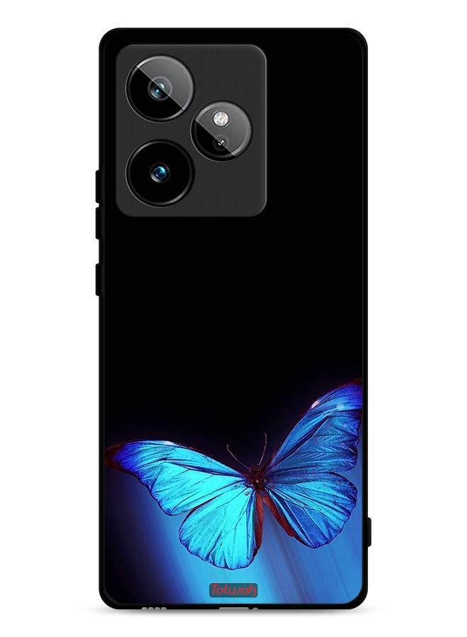 Tolwak Realme GT 7T 5G Protective Case Cover Butterfly Art
