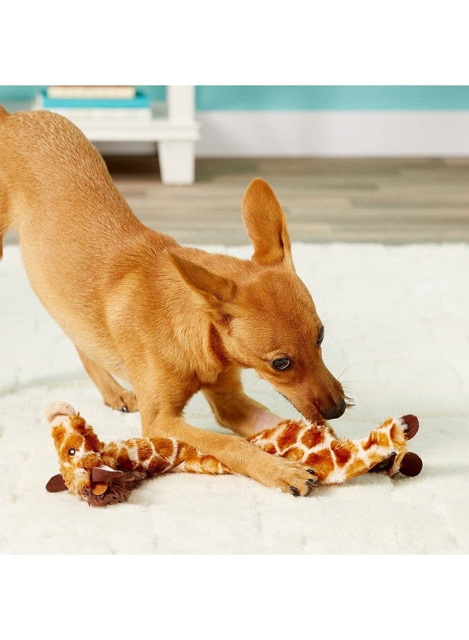spot Mini Skinneeez Stuffless Dog Toy With Squeaker | Plush Tug Of War Giraffe Squeak Toy For Small And Large Dog Breeds | Interactive Dog Toy | Small - Image 2