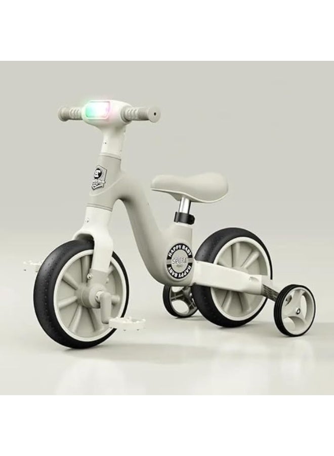 Macon 2-in-1 Kids Balance Bike & Tricycle with Detachable Pedals – Adjustable Seat, Training Wheels for Toddlers 2-6 Years Old - Image 1