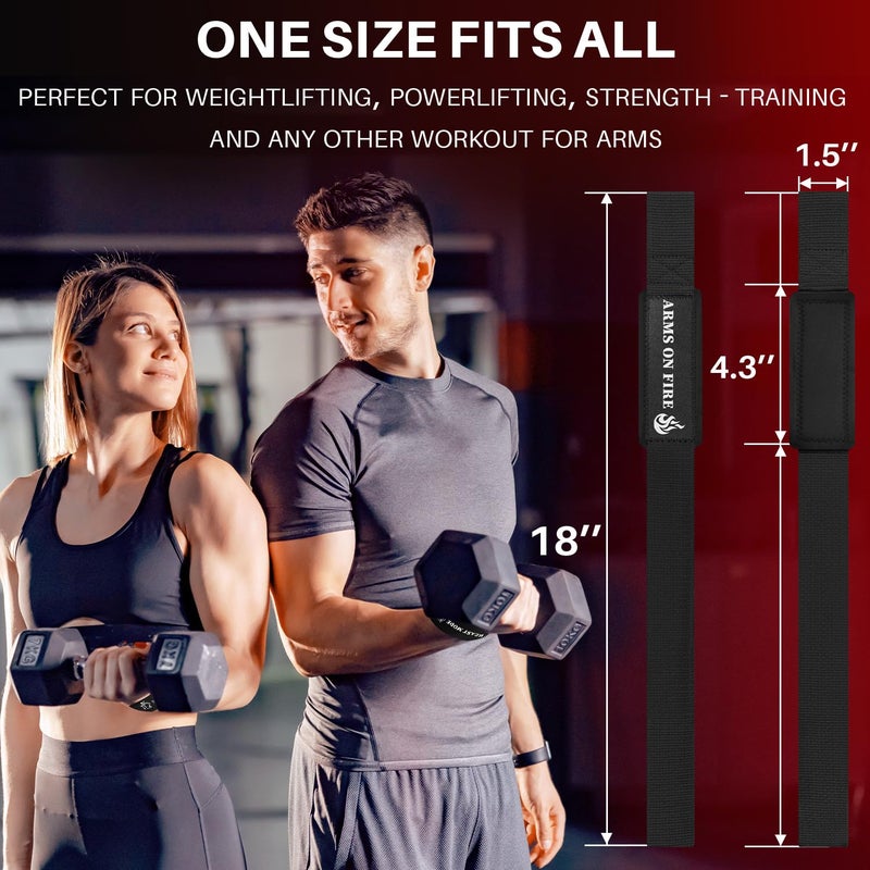 TECEUM Fit Lifting Wrist Straps with Neoprene Padding Support â€“ Black â€“ Beast Mode â€“ Heavy Duty Wrist Workout Straps For Men and Women â€“ Ideal for Powerlifting, Strength Training, Bodybuilding - Image 5