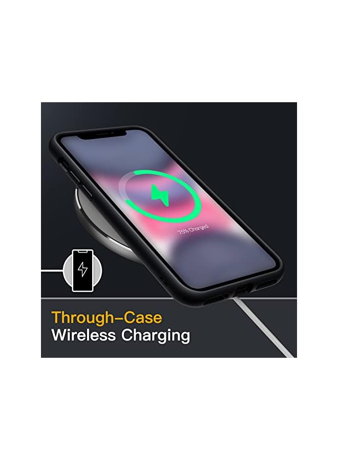 Jetech Matte Case For Iphone 11 6.1-Inch, Shockproof Military Grade Drop Protection, Frosted Translucent Back Phone Cover, Anti-Fingerprint (Black) - Image 4